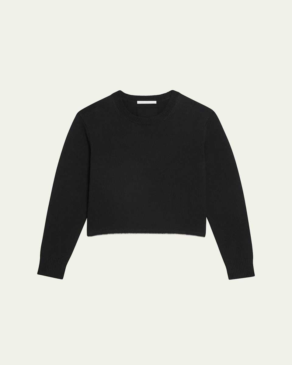 Cropped Crewneck Sweater